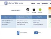 Tablet Screenshot of momentvideo.org